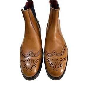 Men's Loake Leather Hoskin Claridge/F Tan Chelsea Boot SIZE UK 7 US 8 526560